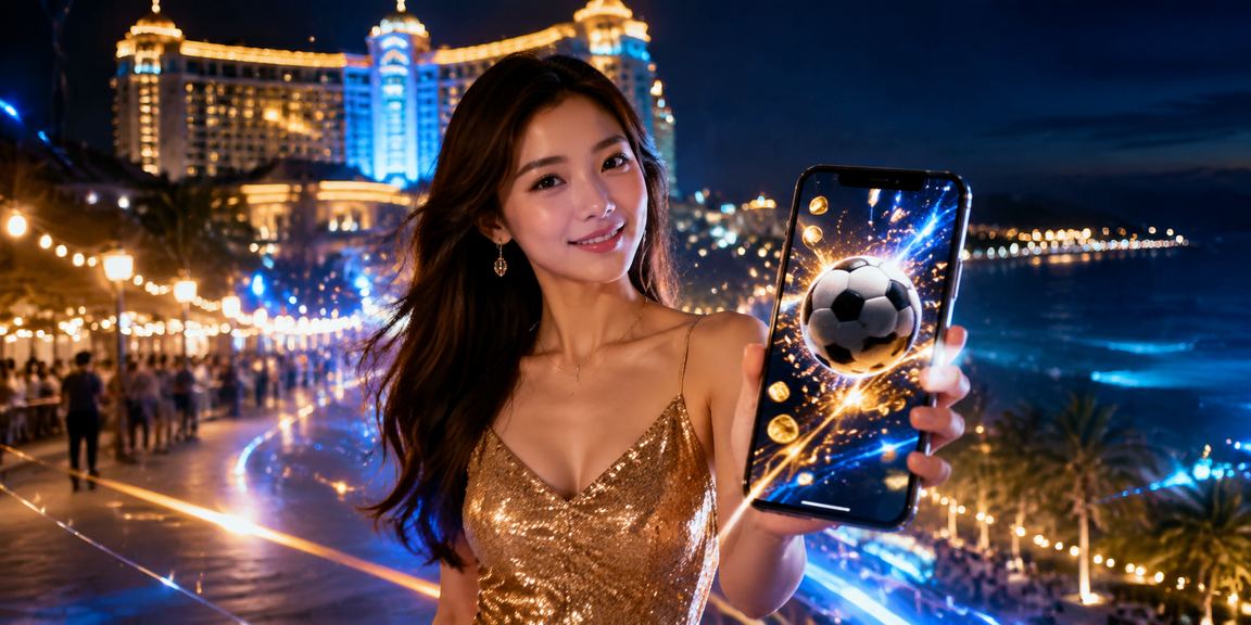 Pengguna Malaysia menikmati pertaruhan football di Genting Highlands menggunakan a9play
